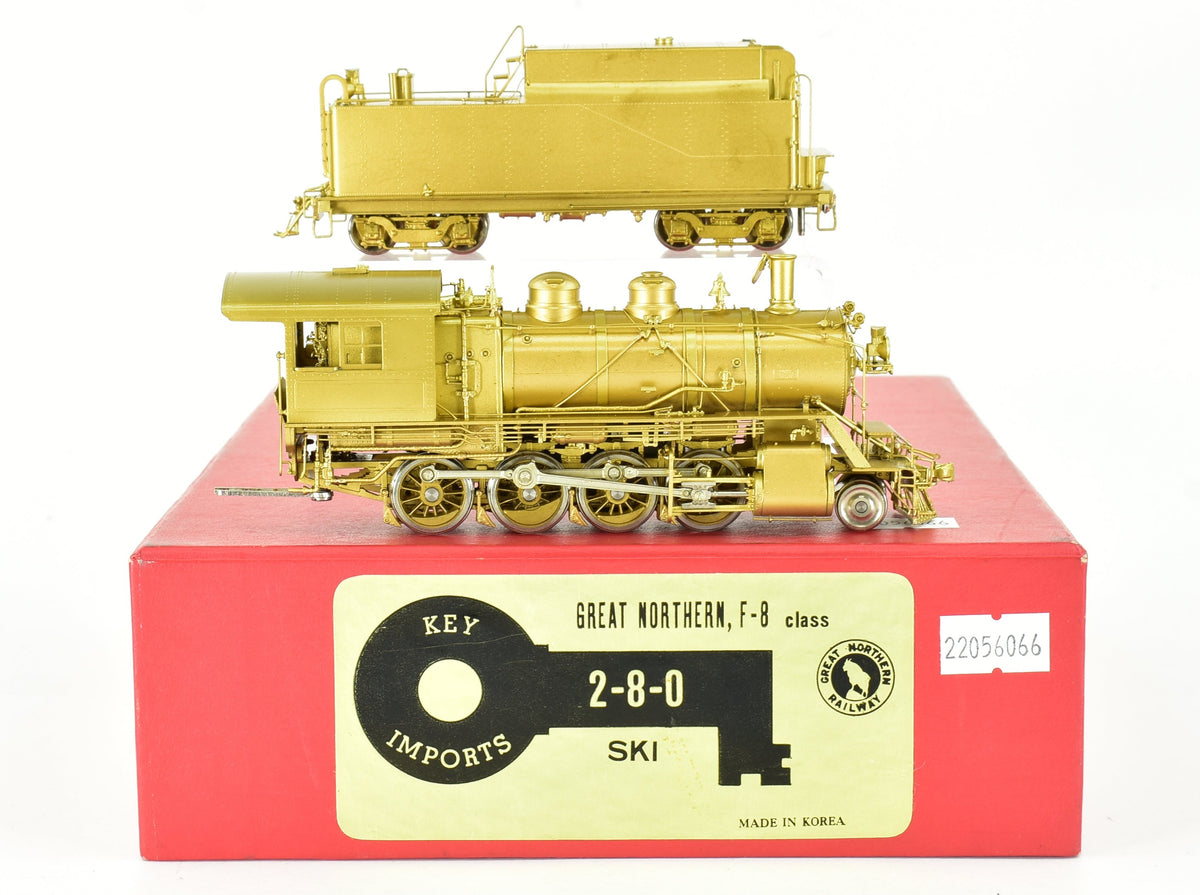 HO Brass Key Imports GN - Great Northern 2-8-0 Class F-8