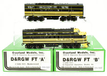 Load image into Gallery viewer, HO Brass OMI - Overland Models Inc. D&RGW - Denver & Rio Grande Western EMD FT-A & FT-B Set Custom Painted