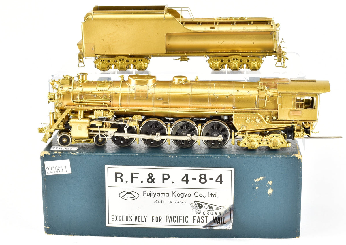 鉄道模型 Fujiyama Kogyo N.W H-1 4-8-4 HO Brass PFM - Fujiyama C&NW - Chicago & North Western Class H 4-8