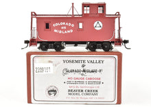 Load image into Gallery viewer, HO Brass Beaver Creek CM - Colorado Midland Wood Caboose Collector's Edition Pro-Painted