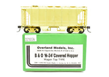 Load image into Gallery viewer, HO Brass OMI - Overland Models, Inc. B&O - Baltimore & Ohio "N-34" Covered Hopper Wagon Top Type