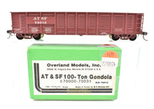 Load image into Gallery viewer, HO Brass OMI - Overland Models, Inc. ATSF - Santa Fe 100 Ton Gondola Pro-Painted No. 70012