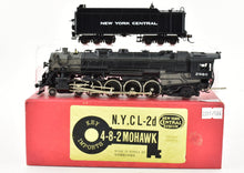 Load image into Gallery viewer, HO Brass Key Imports NYC - New York Central L-2d 4-8-2 Mohawk 1989 Run Coasting Drive CS #68 FP No. 2980