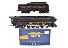 Load image into Gallery viewer, HO Brass PFM - United N&W - Norfolk & Western Class J 4-8-4 Tenshodo Hand Pained Box Damage Very Rare!