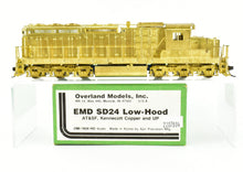 Load image into Gallery viewer, HO Brass OMI - Overland Models, Inc. ATSF - Santa Fe, UP - Union Pacific, & Kennecott Copper EMD SD24 Low Hood