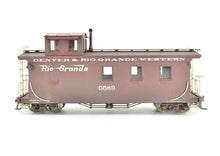 Load image into Gallery viewer, HOn3 Brass Westside Model Co. D&RGW - Denver & Rio Grande Western Long Caboose Custom Painted 0589