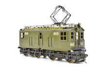 Load image into Gallery viewer, HO Brass Suydam Butte, Anaconda & Pacific Box Cab Electric Locomotive Custom Painted No. 60