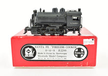 Load image into Gallery viewer, HO Brass Westside Model Co. ATSF - Santa Fe 0-4-0 "Fireless Cooker" #2299 Custom Painted
