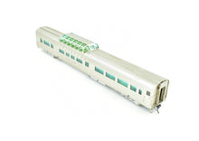 Load image into Gallery viewer, HO Brass Shoreham Shops CB&Q- Burlington Twin Cities Zephyr Vista Dome Coach "Silver Glade" FP