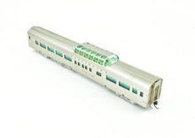 Load image into Gallery viewer, HO Brass Shoreham Shops CB&Q- Burlington Twin Cities Zephyr Vista Dome Coach "Silver Glade" FP