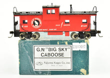 Load image into Gallery viewer, HO Brass PFM - Fujiyama GN - Great Northern "Big Sky" Steel Caboose CP No. X129