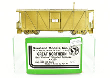 Load image into Gallery viewer, HO Brass OMI - Overland Models, Inc. GN - Great Northern "Bay Window" Wooden Caboose No. X-320