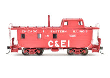 Load image into Gallery viewer, HO Resin Wright Trak C&EI - Chicago & Eastern Illinois Streamline Cupola Caboose Custom Built & Painted