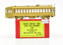 Load image into Gallery viewer, HO Brass MTS Imports CSL - Chicago Surface Lines 5703-5827 "Nearside" Car
