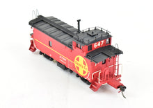 Load image into Gallery viewer, HO Brass Oriental Limited ATSF - Santa Fe Modern Peaked Roof Caboose Factory Painted