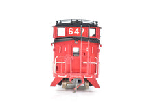Load image into Gallery viewer, HO Brass Oriental Limited ATSF - Santa Fe Modern Peaked Roof Caboose Factory Painted