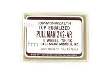 Load image into Gallery viewer, HO Brass Hallmark Models Various Roads Pullman 242-AR Commonwealth 6-Wheel Passenger Car Trucks One Pair