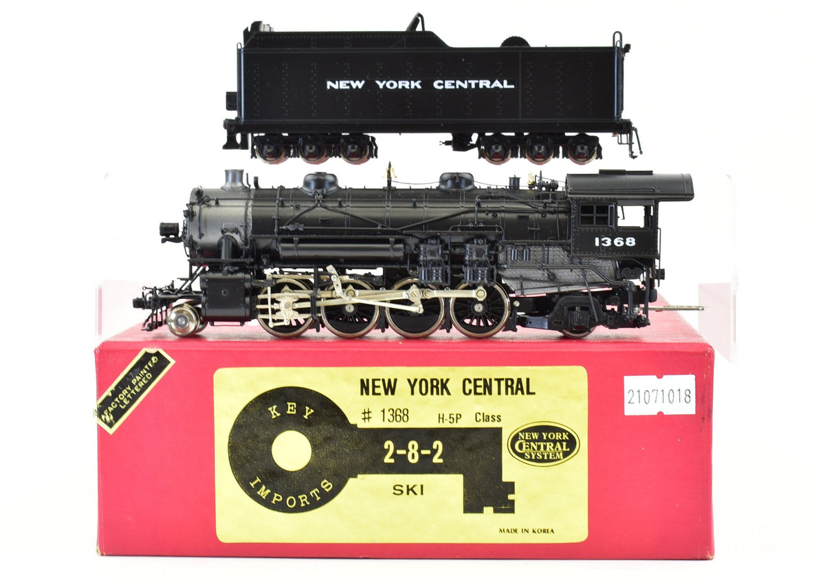 HO Brass Key Imports NYC - New York Central #1368 H-5p Class HO Brass Key Imports NYC - New York Central #1368 H-5p Class