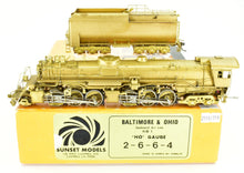 Load image into Gallery viewer, HO Brass CON Sunset Models B&O - Baltimore & Ohio & SAL - Seaboard Air Line KB-1 2-6-6-4