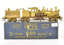 Load image into Gallery viewer, HO Brass PFM - United Various Logging Roads 3-Truck Shay Class B Geared Locomotive