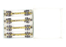 Load image into Gallery viewer, HO Brass Far East Distributors Various Roads 43' Skeleton Log Cars 4-Pack With Kadee Trucks #1