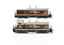 Load image into Gallery viewer, HO Brass Oriental Limited - CB&Q- Burlington Route EMD TR-2 "Cow and Calf" Switcher Set F/P