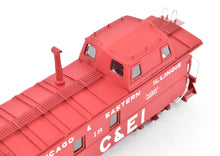 Load image into Gallery viewer, HO Resin Wright Trak C&EI - Chicago & Eastern Illinois Streamline Cupola Caboose Custom Built & Painted