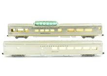 Load image into Gallery viewer, HO Brass NPP - Nickel Plate Products CB&Q - Burlington Route WP & D&RGW California Zephyr Dome Coach Diner Set