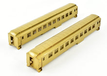 Load image into Gallery viewer, HO Brass Lambert #840 ATSF - Santa Fe Pair of Heavyweight Coaches Without Trucks