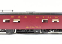 Load image into Gallery viewer, HO Brass CON W&R Enterprises Minneapolis, St. Paul and Sault Ste. Marie Railroad - Soo Line Business Car "Minneapolis" Pro-Paint