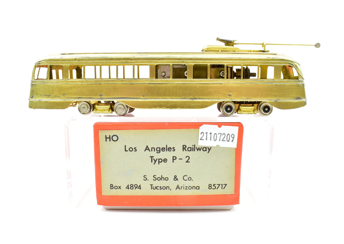 HO Brass S. Soho & Co. LARY - Los Angeles Railway Type P-2 PCC