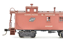 Load image into Gallery viewer, HO Brass Trains Inc. C&NW - Chicago & North Western Wood Caboose Custom Painted