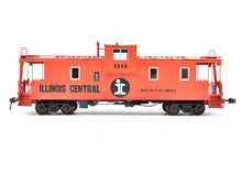 Load image into Gallery viewer, HO Brass CON OMI - Overland Models, Inc. IC - Illinois Central Extended Vision Centrallia Shops Caboose Pro-Painted