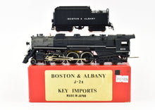 Load image into Gallery viewer, HO Brass Key Imports B&A - Boston & Albany J-2b 4-6-4 Hudson Factory Painted Square Dome