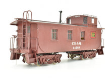 Load image into Gallery viewer, HO Brass Oriental Limited CB&Q - Burlington Route NE-1 Wood Caboose Custom Painted