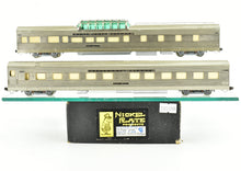 Load image into Gallery viewer, HO Brass NPP - Nickel Plate Products CB&Q - Burlington Route WP & D&RGW California Zephyr Buffet Lounge Dome Pullman Sleeper Set