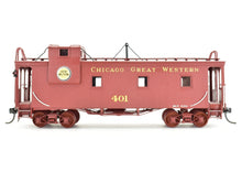 Load image into Gallery viewer, HO Brass Oriental Limited CGW - Chicago Great Western Caboose Pro-Painted