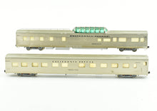 Load image into Gallery viewer, HO Brass NPP - Nickel Plate Products CB&Q - Burlington Route WP & D&RGW California Zephyr Buffet Lounge Dome Pullman Sleeper Set
