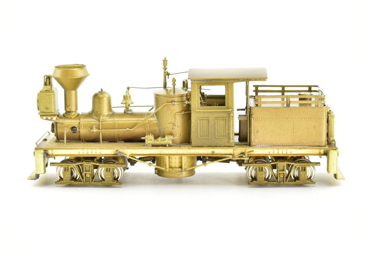 HO Brass CON PFM - United Benson Logging Co. 2-Truck Tee-Boiler