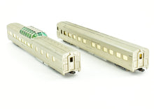 Load image into Gallery viewer, HO Brass NPP - Nickel Plate Products CB&Q - Burlington Route WP & D&RGW California Zephyr Buffet Lounge Dome Pullman Sleeper Set