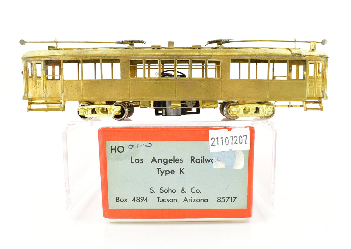 HO Brass S. Soho & Co. LARY - Los Angeles Railway Type K Streetcar