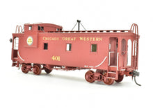 Load image into Gallery viewer, HO Brass Oriental Limited CGW - Chicago Great Western Caboose Pro-Painted