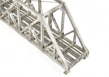Load image into Gallery viewer, HO Brass OMI - Overland Models, Inc C&S - Colorado & Southern or CB&Q - Burlington Route 126' Thru-Truss Bridge FP Silver