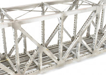 Load image into Gallery viewer, HO Brass OMI - Overland Models, Inc C&S - Colorado & Southern or CB&Q - Burlington Route 126' Thru-Truss Bridge FP Silver