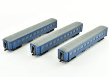 Load image into Gallery viewer, J Scale CON Kato JNR - Japanese National Railways OHA-35 Set of 3 Passenger Cars FP Blue