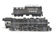 Load image into Gallery viewer, HO Brass Key Imports ATSF - Santa Fe 3800 Class 2-10-2 Custom Painted No. 3862