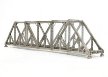 Load image into Gallery viewer, HO Brass OMI - Overland Models, Inc C&S - Colorado & Southern or CB&Q - Burlington Route 126' Thru-Truss Bridge FP Silver