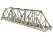 Load image into Gallery viewer, HO Brass OMI - Overland Models, Inc C&S - Colorado & Southern or CB&Q - Burlington Route 126' Thru-Truss Bridge FP Silver
