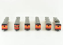 Load image into Gallery viewer, Copy of HO Brass Balboa SP - Southern Pacific "Daylight" 6-Car Empire Builder Passenger Set Factory Painted