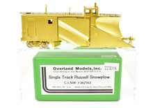 Load image into Gallery viewer, HO Brass OMI - Overland Models, Inc. C&NW - Chicago & North Western #262763 Single Track Russell Snowplow #